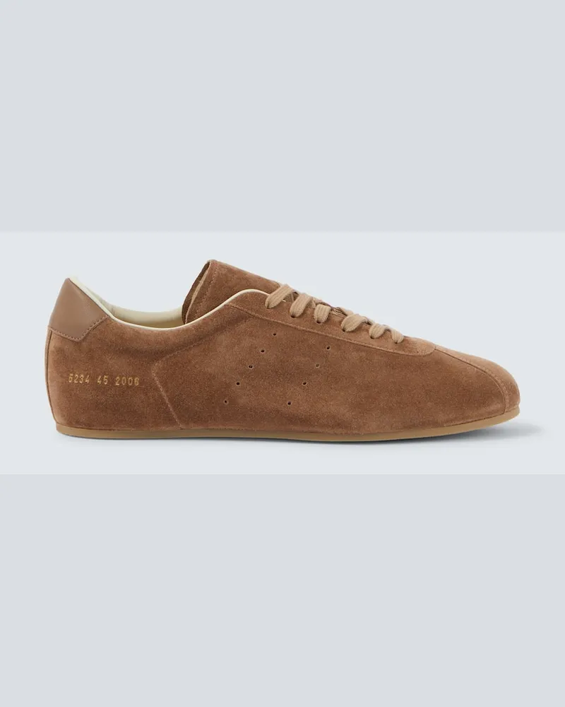 Common Projects Sneakers Driving aus Veloursleder Braun