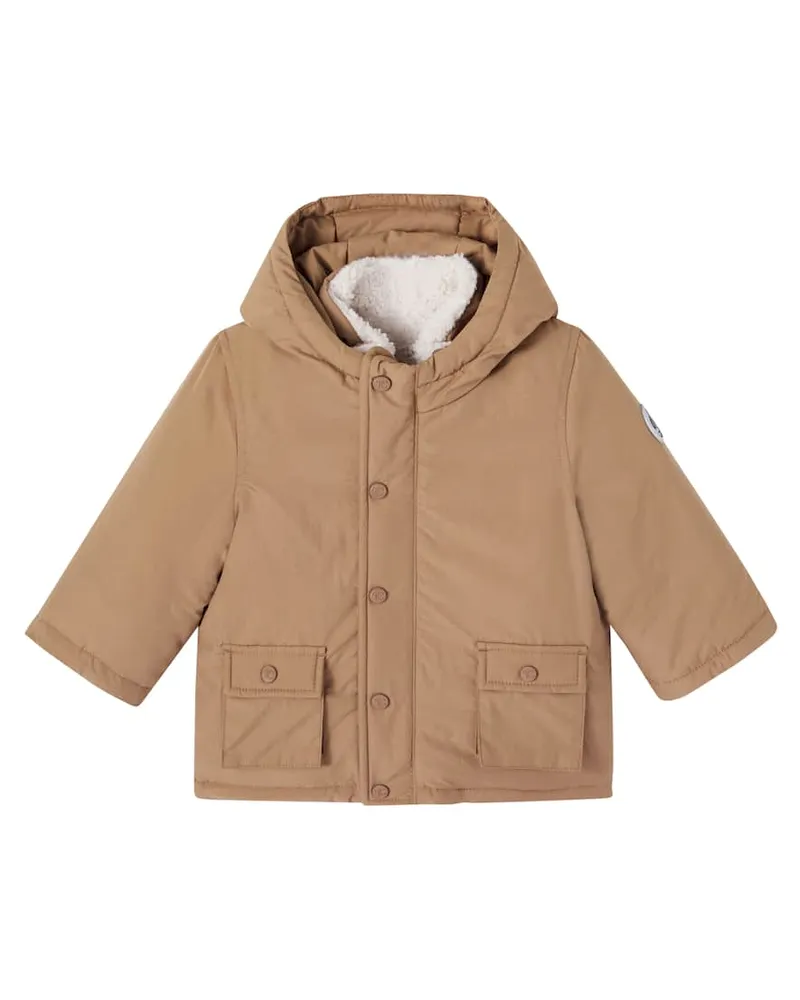 Tartine et Chocolat Baby Parka mit Teddyfleece Beige