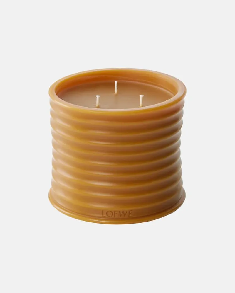 Loewe Home Scents Duftkerze Bronze Beeswax Medium Braun