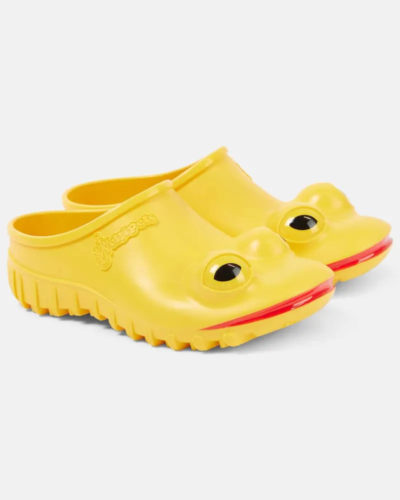 J.W.Anderson X Wellipets Clogs Frog Gelb