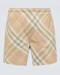 Burberry Badeshorts  Check Beige