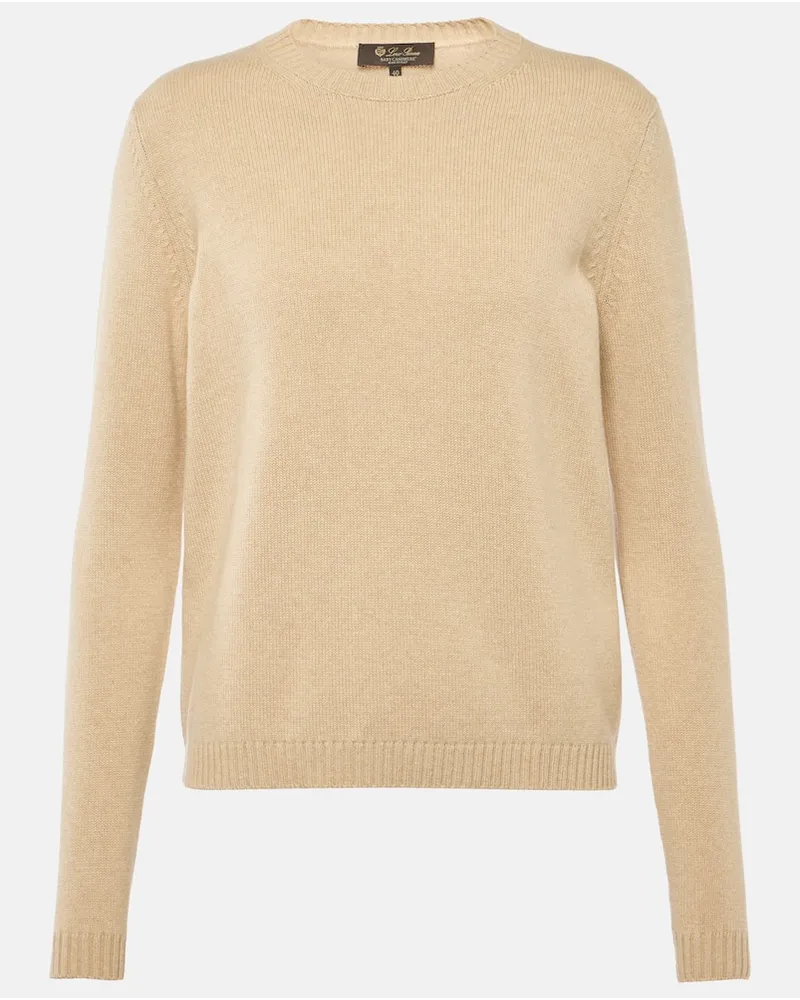 Loro Piana Pullover Parksville aus Kaschmir Beige