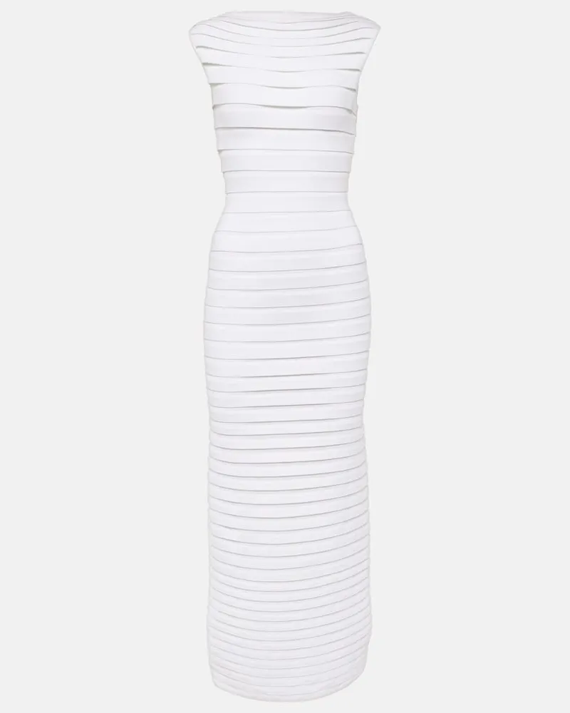 Alaïa Alaïa Midikleid Weiß