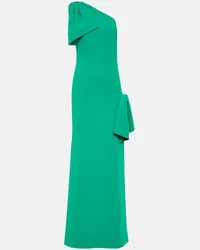 Elie Saab One-Shoulder-Robe Gruen