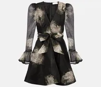Minikleid Balance aus Leinen und Seide