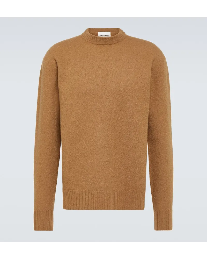 Jil Sander Pullover aus Wolle Braun