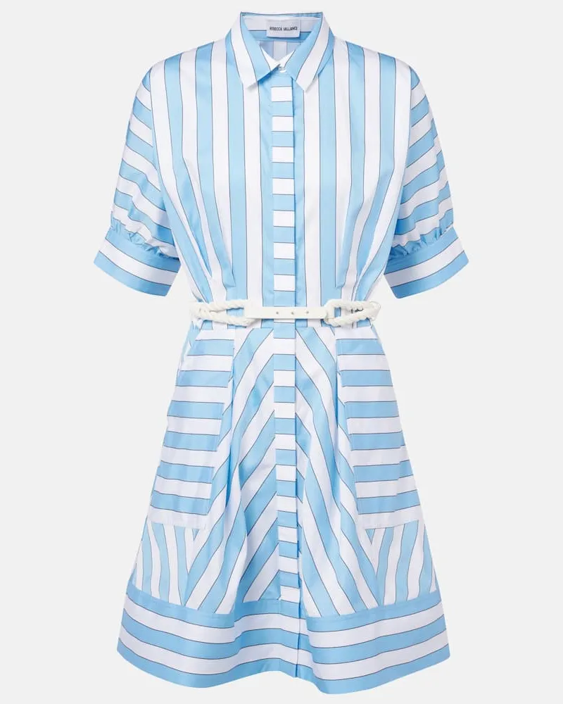 Rebecca Vallance Minikleid Nilah aus Baumwolle Blau