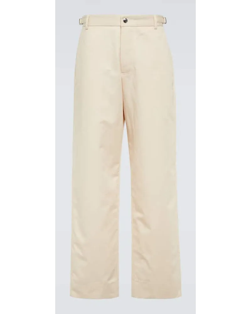 Jacquemus Gerade Hose Le Pantalon Jean Beige