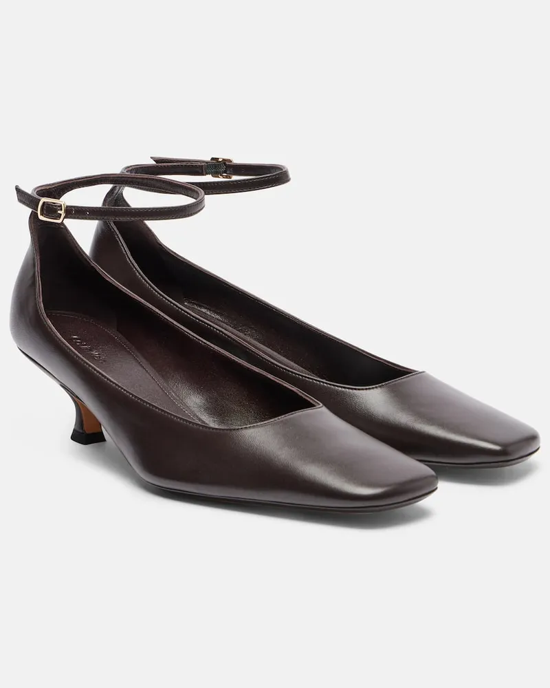 Calvin Klein Pumps Anna aus Leder Burgunderrot