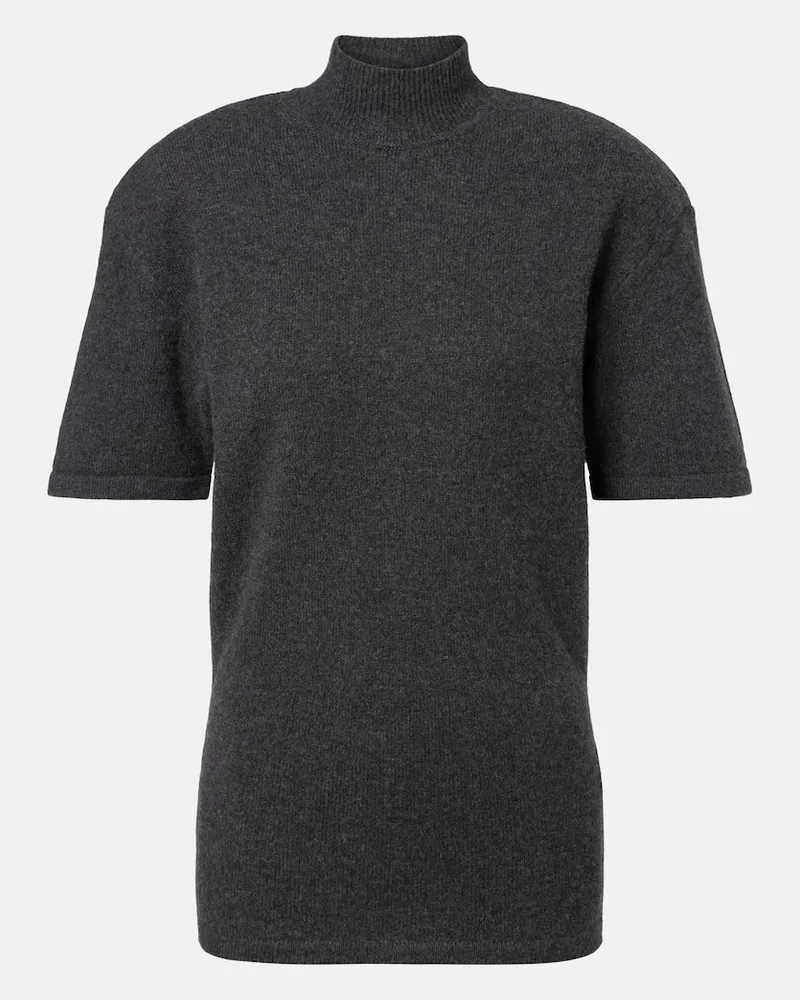 Jacquemus Pullover aus Wolle und Kaschmir Grau