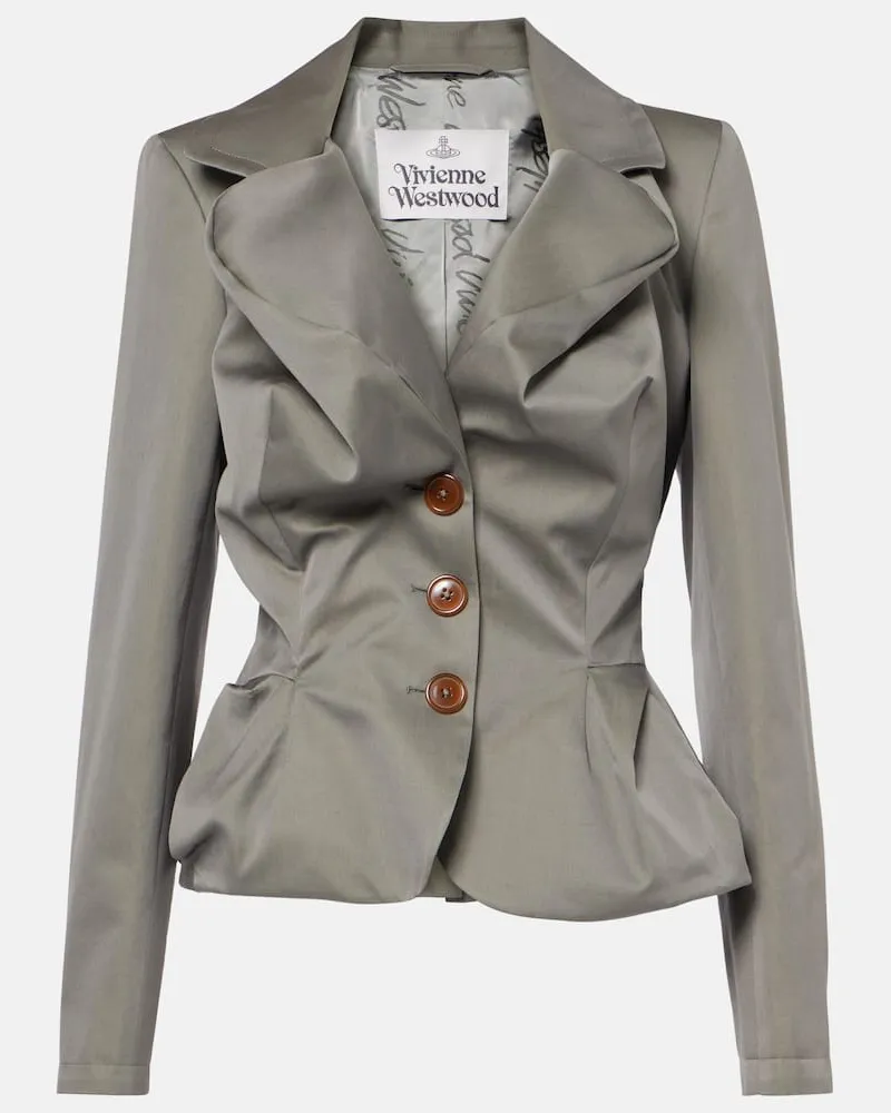 Vivienne Westwood Jacke aus Baumwolle Grau