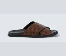 Sandalen GG aus Leder