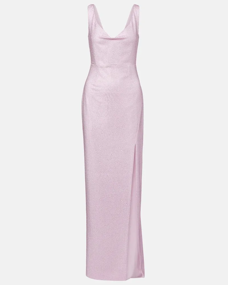 Roland Mouret Robe mit Kristallen Rosa