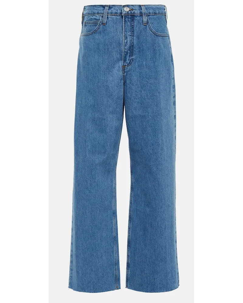 Frame Denim Wide-Leg Jeans Le High 'N' Tight Blau