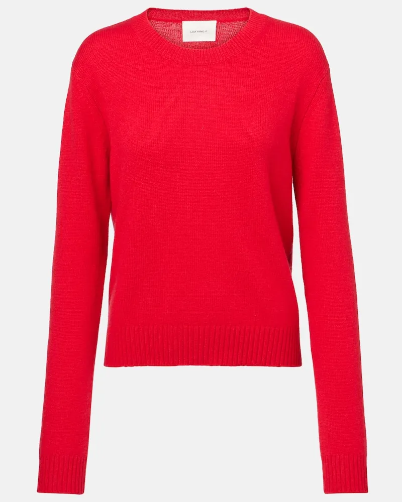 Lisa Yang Pullover Mable aus Kaschmir Rot