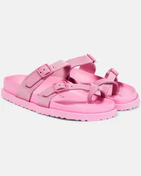 Birkenstock Sandalen Mayari aus Veloursleder Pink