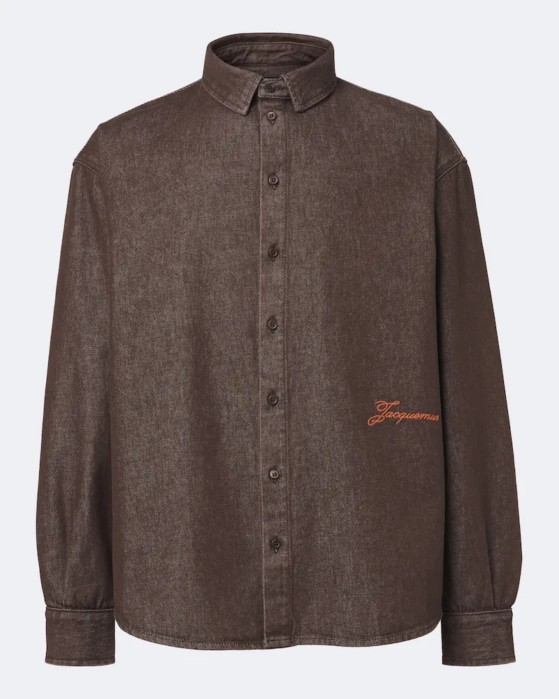 Jacquemus Hemd De-Nîmes Simon aus Denim Braun