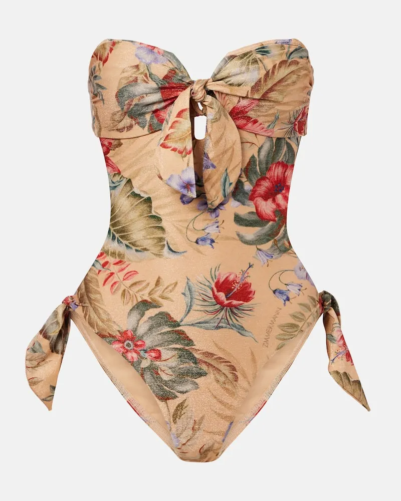 Zimmermann Bedruckter Badeanzug Coco Multicolor