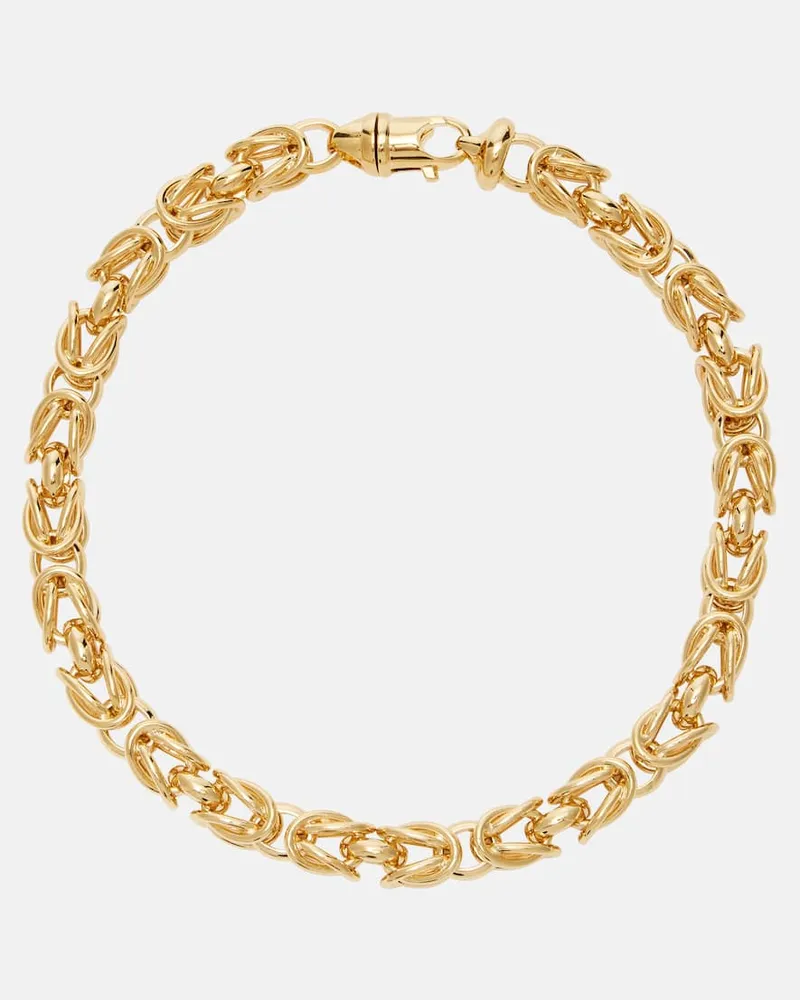 Totême Choker Byzantine, 24kt vergoldet Gold