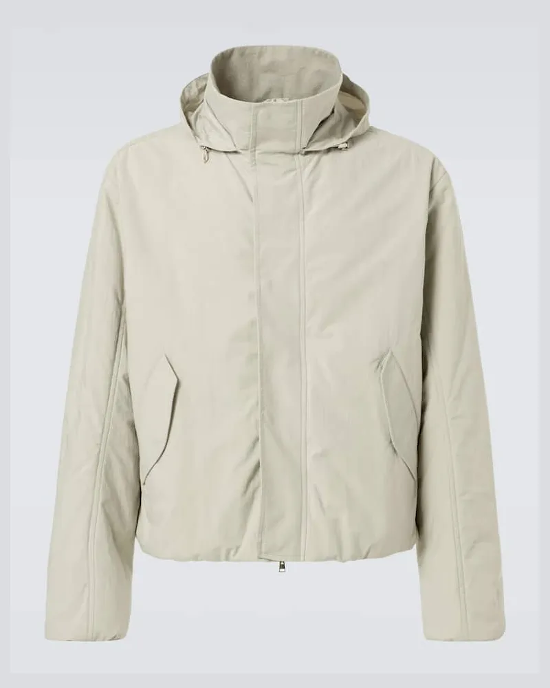The Row Jacke Lucius aus Baumwollpopeline Weiß