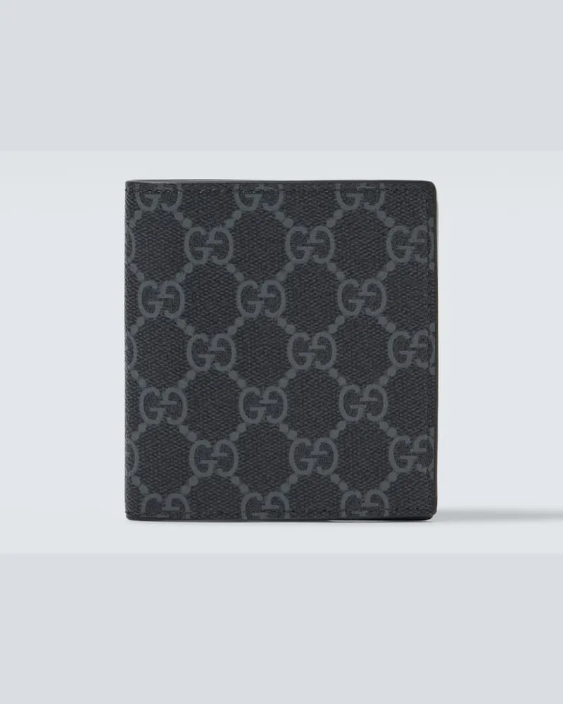 Gucci Portemonnaie GG aus Canvas Schwarz