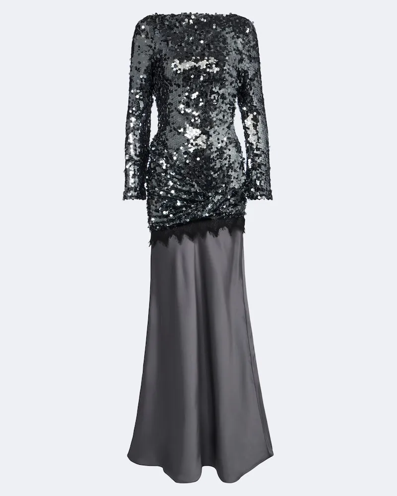 Christopher Esber Robe mit Pailletten Blau