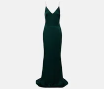 Verziertes Slipdress aus Satin