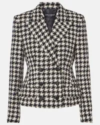 Dolce & Gabbana Blazer Dolce aus Wolle und Baumwolle Schwarz