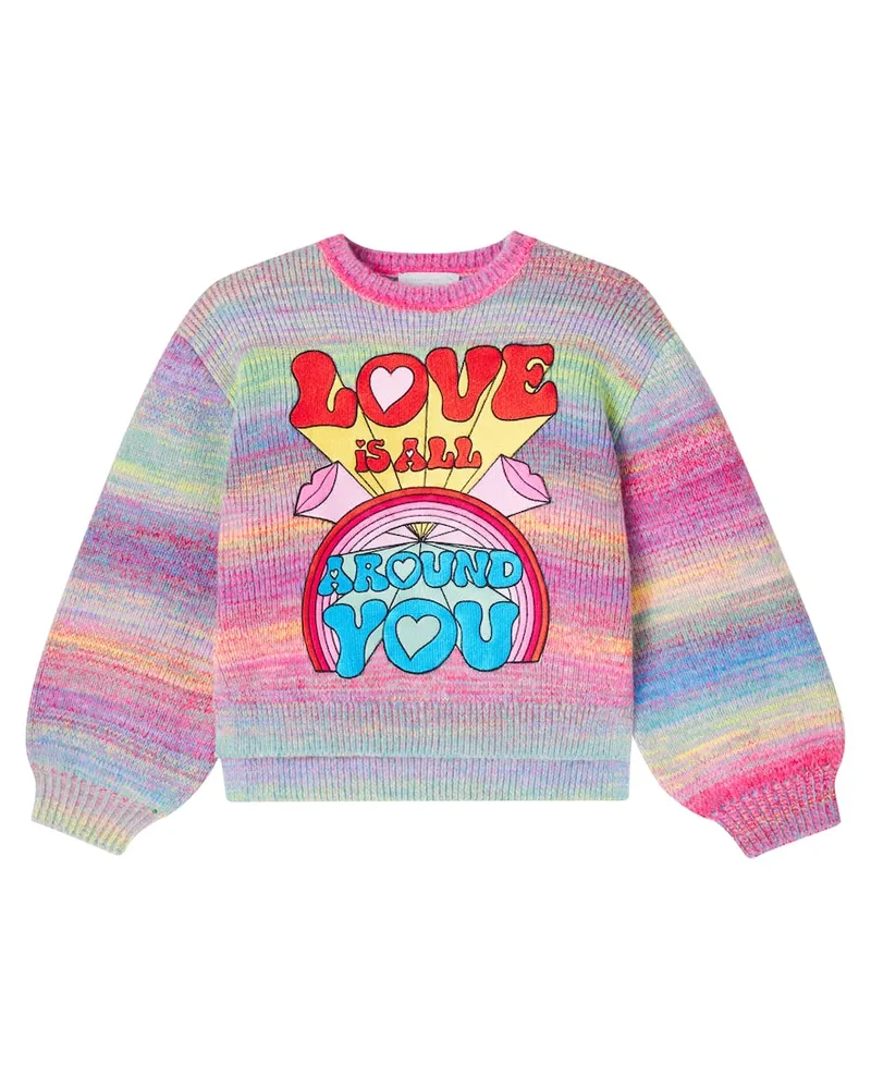 Stella McCartney Kids Pullover aus Strick Multicolor