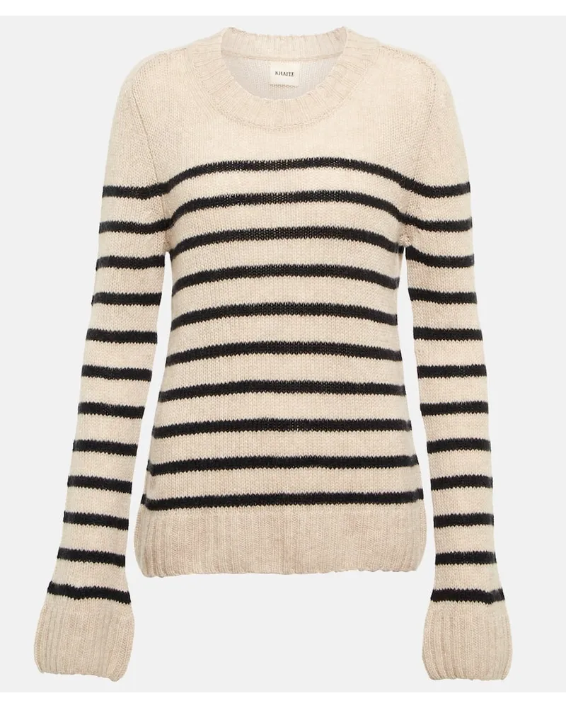 KHAITE Pullover Tilda aus Kaschmir Beige