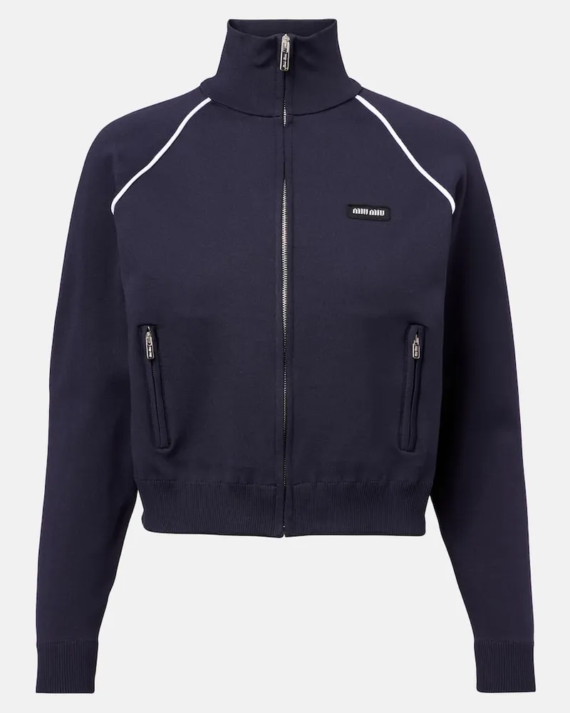 Miu Miu Trainingsjacke Blau