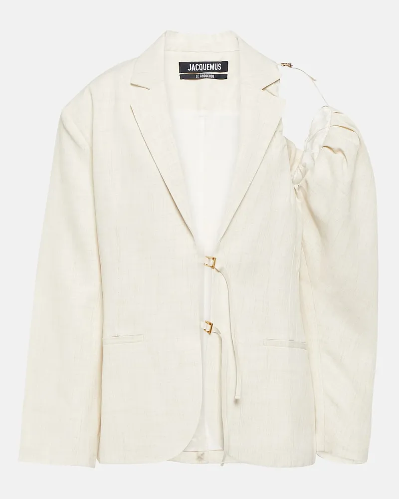 Jacquemus Blazer La Veste Galliga Weiã