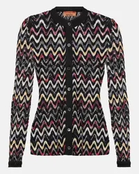 Missoni Cardigan aus Haekelstrick Multicolor