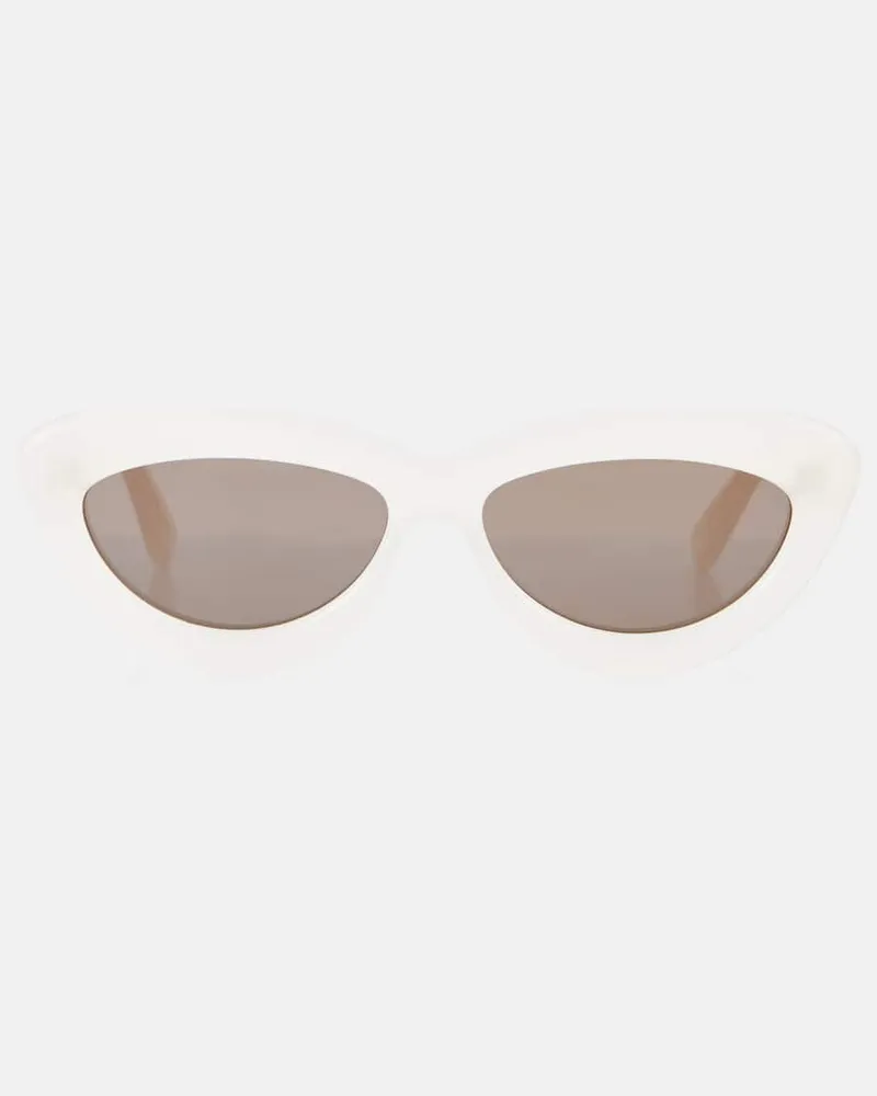 Loewe Cat-Eye-Sonnenbrille Weiß