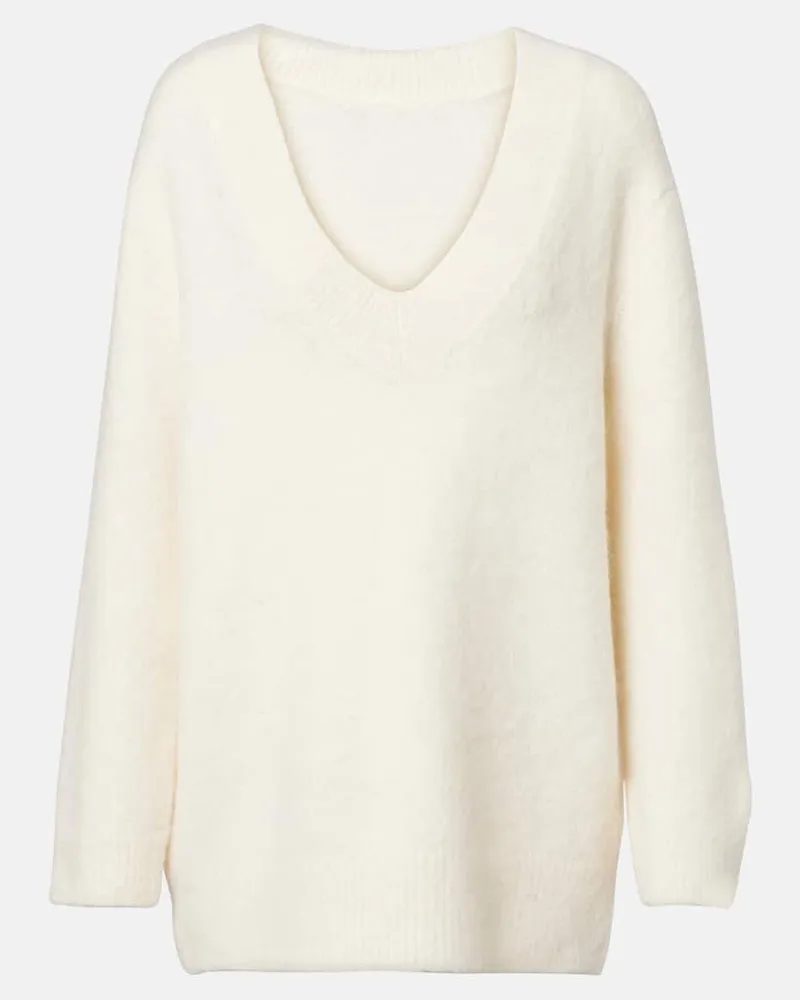 Dorothee Schumacher Pullover Loving Touch aus einem Alpakawollgemisch Weiß