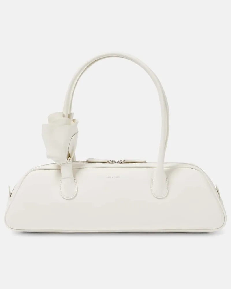 Magda Butrym Schultertasche Brigitte aus Leder Weiß