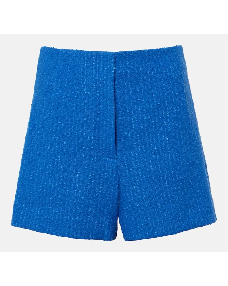 Veronica Beard Shorts Jazmin aus Tweed Blau