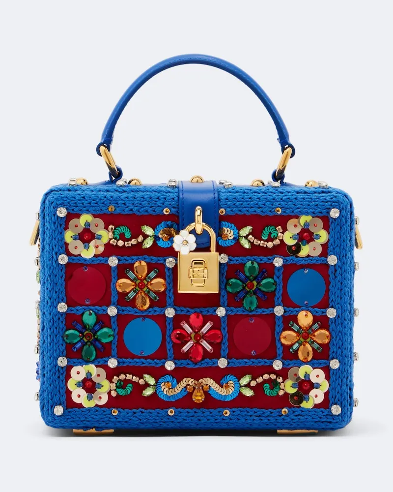 Dolce & Gabbana Verzierte Schultertasche Dolce Box Multicolor
