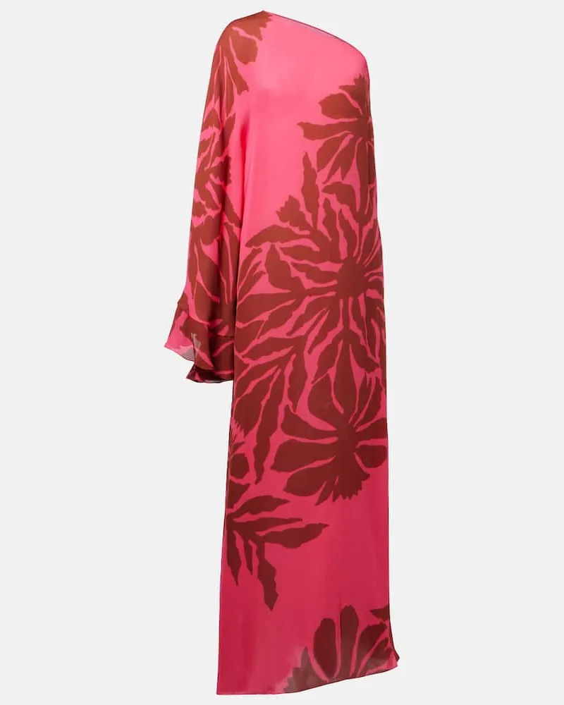 Johanna Ortiz Cocktailkleid Seville Passion aus Seide Pink