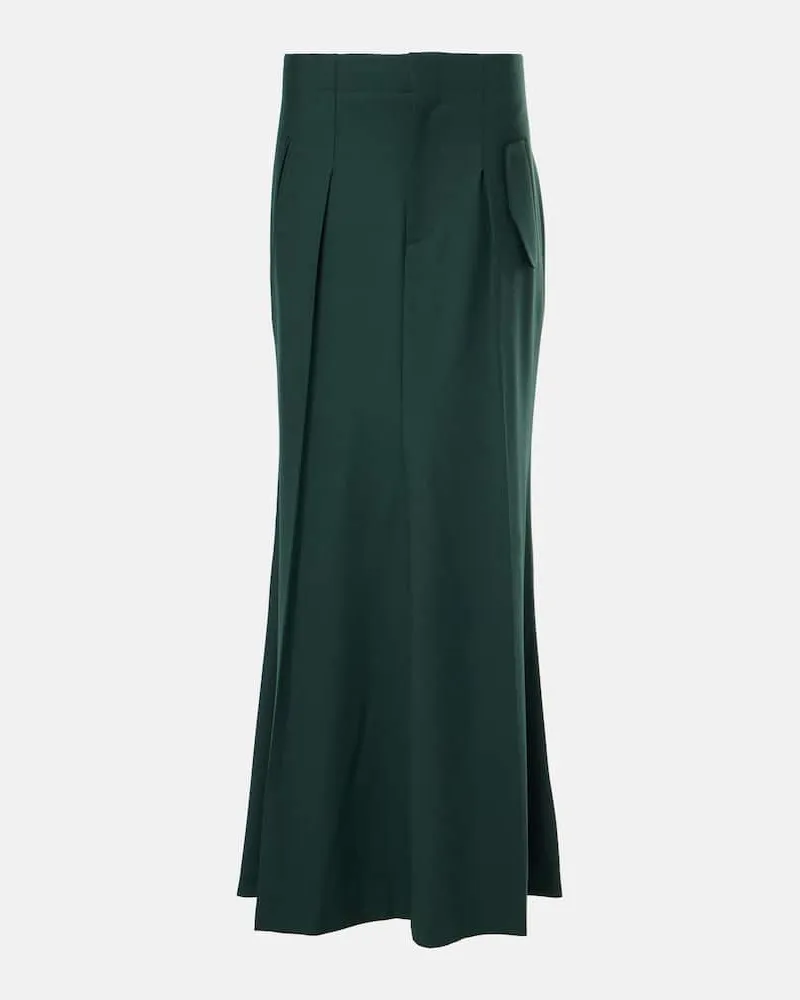 Victoria Beckham Maxirock Grün