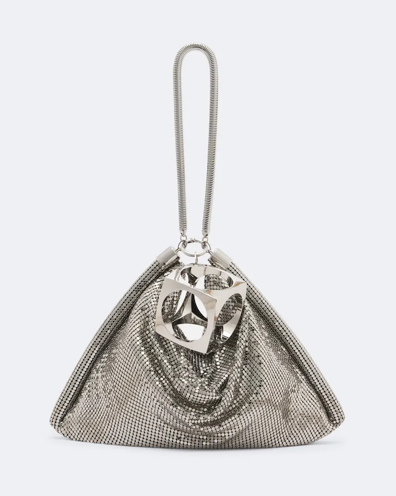 Paco Rabanne Verziertes Etui Pixel Tube Silber
