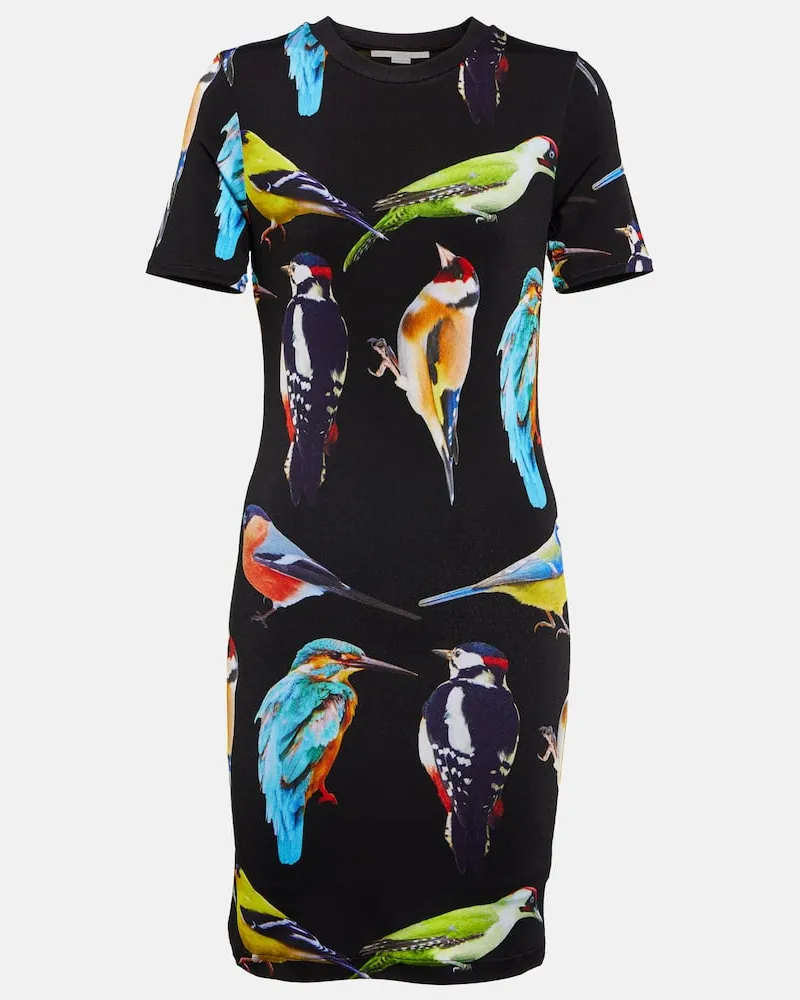 Stella McCartney Bedrucktes Midikleid Multicolor