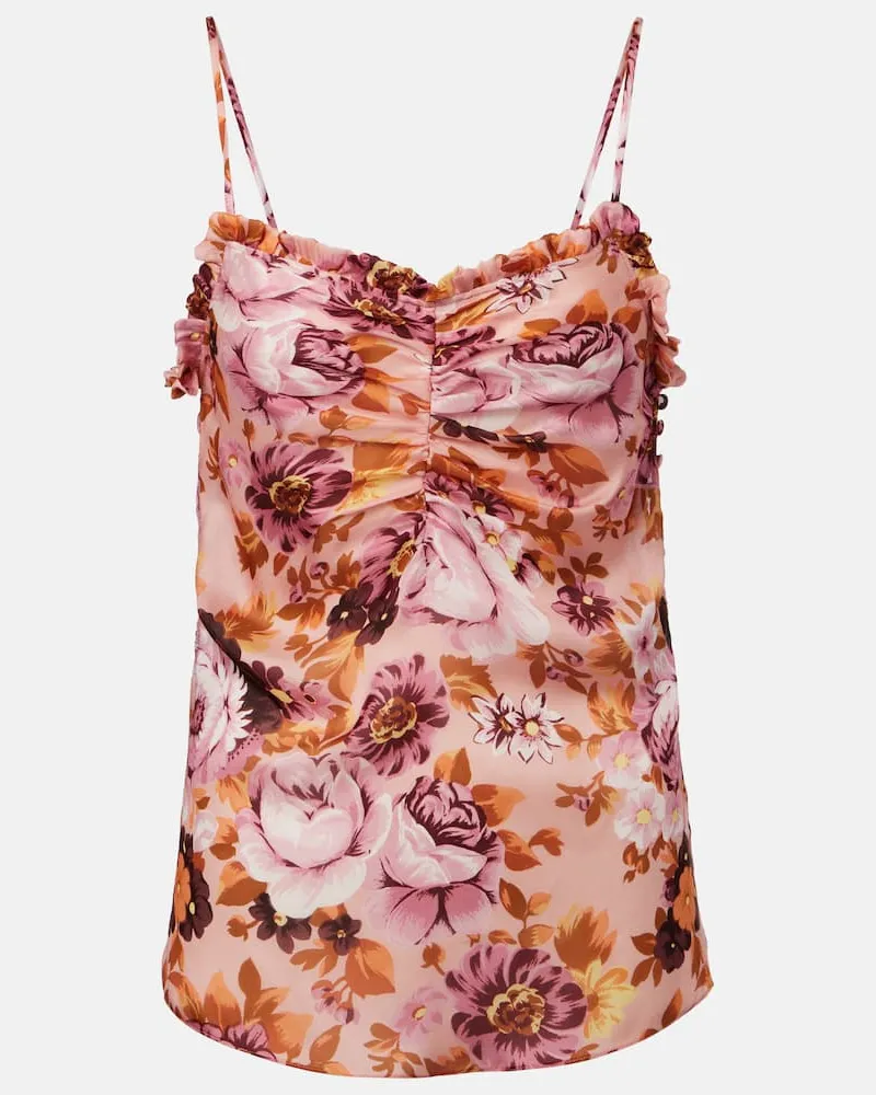 Chloé Chloé Top aus Seide Multicolor