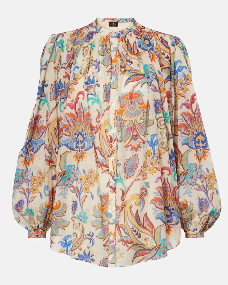Etro Bluse aus Baumwolle Multicolor