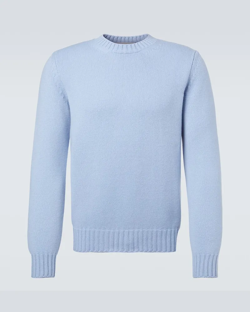 SAMAN AMEL Pullover Gio aus Kaschmir Blau