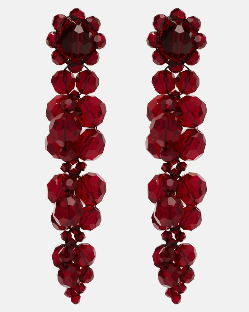 Simone Rocha Ohrringe Drip Rot