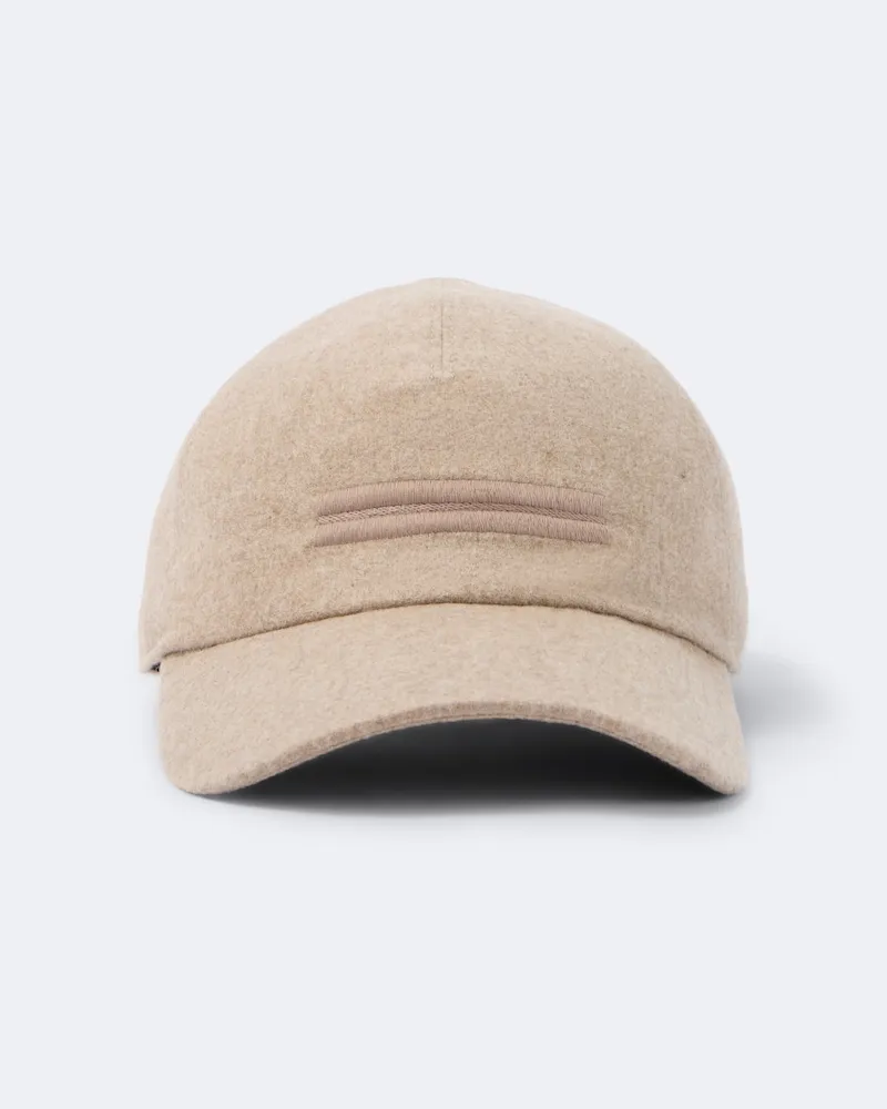 Ermenegildo Zegna Baseballcap aus Kaschmir Beige