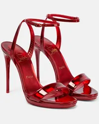 Christian Louboutin Sandalen Loubi Queen 120 Rot