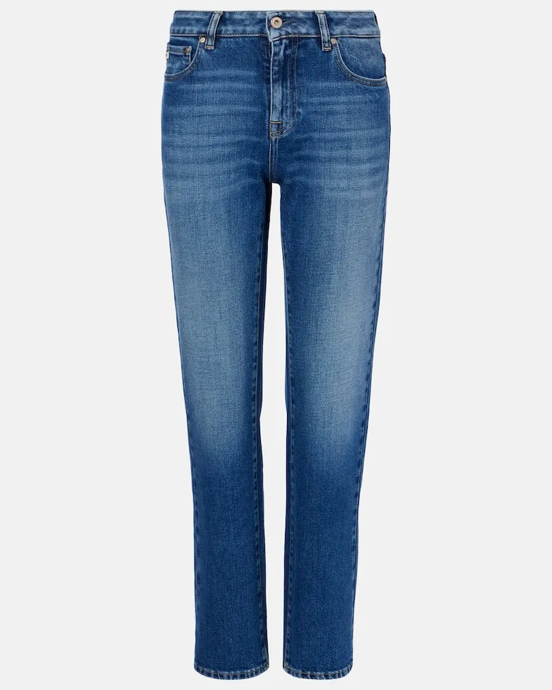 Adriano Goldschmied Straight Jeans Lanzarote Blau