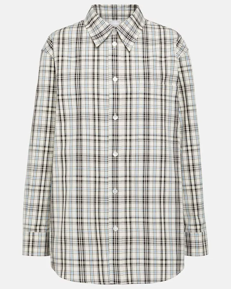 Bottega Veneta Hemd aus Baumwolle Weiß
